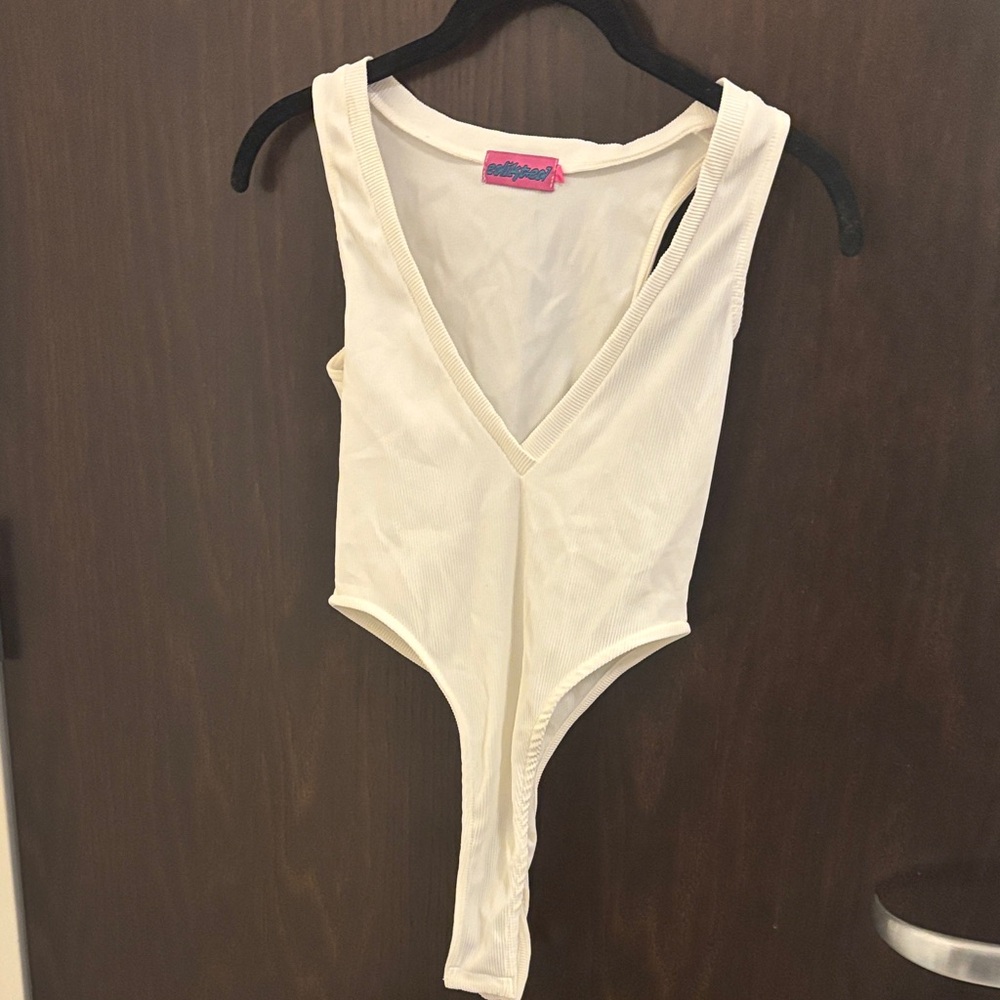 Edikted White Bodysuit